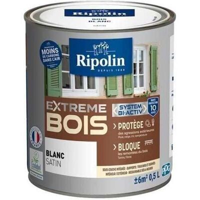 Pintura de madera satinada microporosa blanca Ripolin - Pintura Pintura de madera satinada microporosa blanca Ripolin - Pintura
