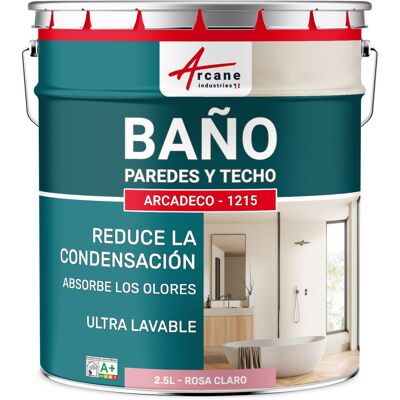 ARCANE INDUSTRIES Pintura Impermeable Baño: Para Paredes Y Techos De Baño - Arcadeco - 1215 ARCANE INDUSTRIES Pintura Impermeable Baño: Para Paredes Y Techos De Baño - Arcadeco - 1215