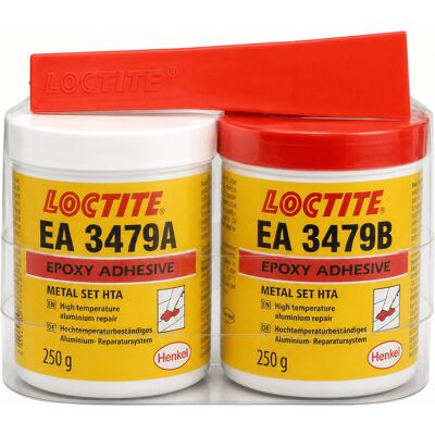 Loctite Ea 3479 500 G De Epoxi De Aluminio Para Reparación Y Reconstrucción De Metales -20 A +190 °c Loctite Ea 3479 500 G De Epoxi De Aluminio Para Reparación Y Reconstrucción De Metales -20 A +190 °c
