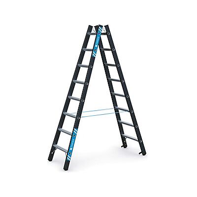 Zarges - Escalera De Tijera Para Cargas Pesadas Ascenso Por Ambos Lados Zarges - Escalera De Tijera Para Cargas Pesadas Ascenso Por Ambos Lados