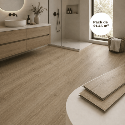 MCCOVER Suelo Vinílico Spc Clic 21,45 M² Cedro Patinado - Subcapa Integrada, Uso 0,5 Mm MCCOVER Suelo Vinílico Spc Clic 21,45 M² Cedro Patinado - Subcapa Integrada, Uso 0,5 Mm