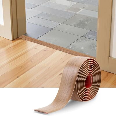 ZVD Umbral/rodapié De Pvc De 200x4cm, Autoadhesivo, Impermeable Y Recortable Para Parquet Y Azulejos. ZVD Umbral/rodapié De Pvc De 200x4cm, Autoadhesivo, Impermeable Y Recortable Para Parquet Y Azulejos.