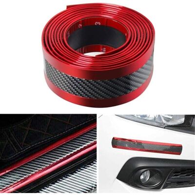 OEM Protector Universal De Umbral De Puerta De Fibra De Carbono 3m, Adhesivo Autoadhesivo Para Suv, Camionetas Y Protección De Entrada De Puertas, 5 X 300 Cm (ancho X Largo), Rojo - Crezuo OEM Protector Universal De Umbral De Puerta De Fibra De Carbono 3m, Adhesivo Autoadhesivo Para Suv, Camionetas Y Protección De Entrada De Puertas, 5 X 300 Cm (ancho X Largo), Rojo - Crezuo