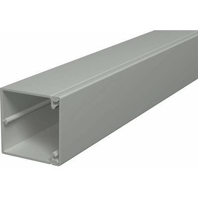 OBO Bettermann - Canaleta de cables - 2000 mm, PVC, Roca gris - Canaleta OBO Bettermann - Canaleta de cables - 2000 mm, PVC, Roca gris - Canaleta