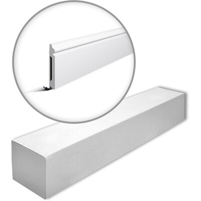 Rodapié de poliestireno extrusionado blanco NMC - 26m Rodapié de poliestireno extrusionado blanco NMC - 26m