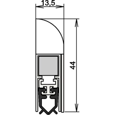 Athmer - Junta De Puerta Wind-ex 1-310 1-s.l.985mm Alu.plata Para Hlt Athmer - Junta De Puerta Wind-ex 1-310 1-s.l.985mm Alu.plata Para Hlt