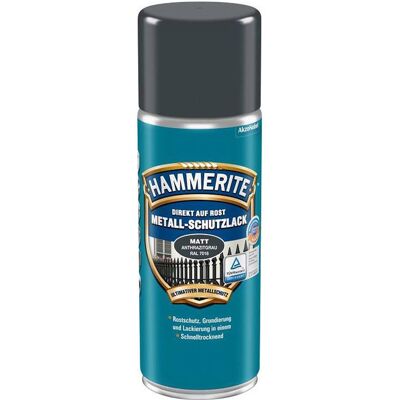 Hammerite - Pintura Protectora De Metal En Antracita Gris Spray 400ml Hammerite - Pintura Protectora De Metal En Antracita Gris Spray 400ml
