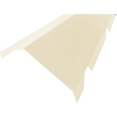 MCCOVER Cumbrera Dentada Doble Para Panel Sándwich 1045 - L 2100mm - Beige 1015 MCCOVER Cumbrera Dentada Doble Para Panel Sándwich 1045 - L 2100mm - Beige 1015