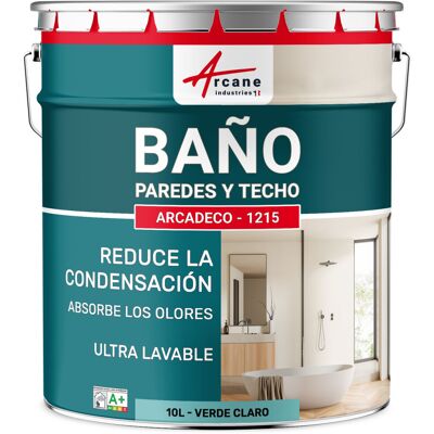 ARCANE INDUSTRIES Pintura Impermeable Baño: Para Paredes Y Techos De Baño - Arcadeco - 1215 ARCANE INDUSTRIES Pintura Impermeable Baño: Para Paredes Y Techos De Baño - Arcadeco - 1215