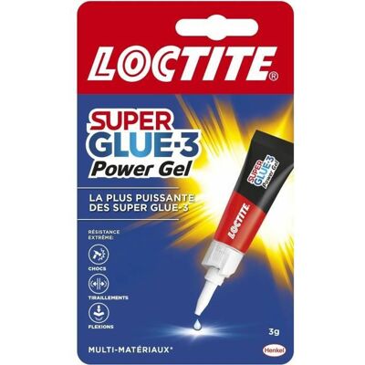 Pegamentos De Cianocrilato - Loctite - Superglue-3p - Power Gel - Tubo 3g Pegamentos De Cianocrilato - Loctite - Superglue-3p - Power Gel - Tubo 3g