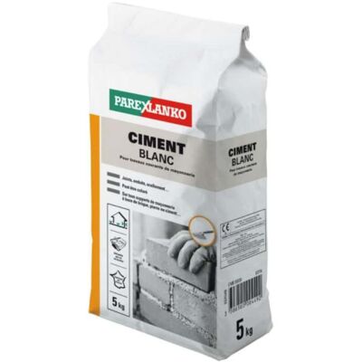 Parexlanko Cemento blanco y gris 5 kg uso exterior Parexlanko Cemento blanco y gris 5 kg uso exterior