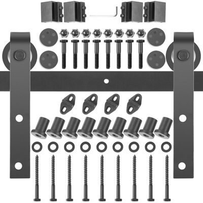 Vevor Kit de Herrajes para Puerta Corredera - 12ft, 150kg Vevor Kit de Herrajes para Puerta Corredera - 12ft, 150kg