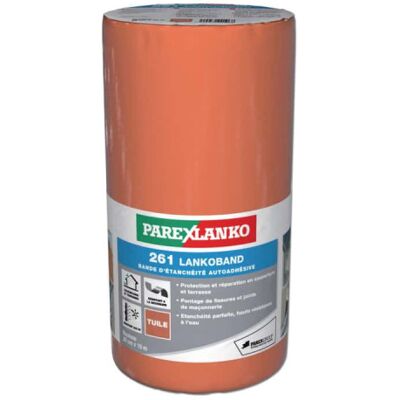 PAREXLANKO Cinta Autoadhesiva Para Tejados 261 Lankoband Tile - 20cmx10m PAREXLANKO Cinta Autoadhesiva Para Tejados 261 Lankoband Tile - 20cmx10m