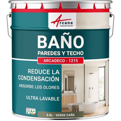 ARCANE INDUSTRIES Pintura Impermeable Baño: Para Paredes Y Techos De Baño - Arcadeco - 1215 ARCANE INDUSTRIES Pintura Impermeable Baño: Para Paredes Y Techos De Baño - Arcadeco - 1215