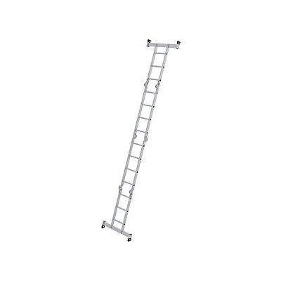 Günzburger Steigtechnik Escalera Multiusos - 14 Peldaños - Aluminio Günzburger Steigtechnik Escalera Multiusos - 14 Peldaños - Aluminio