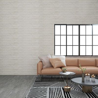 Vidaxl - 3D Diseño de ladrillo EPS - Blanco - 100x50 cm - Paneles de pared Vidaxl - 3D Diseño de ladrillo EPS - Blanco - 100x50 cm - Paneles de pared