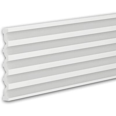 Profhome - 659802 - Blanco - 2000x251x25mm - Panel de pared Profhome - 659802 - Blanco - 2000x251x25mm - Panel de pared