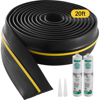 Vevor Tira De Sellado Para Umbral De Puerta De Garaje 6,09 M Tira De Sellado Inferior Impermeable Para Puerta De Garaje Con Adhesivo, Reemplazo De Burlete De Pvc Grueso Mejorado Para Bricolaje, Negro Vevor Tira De Sellado Para Umbral De Puerta De Garaje 6,09 M Tira De Sellado Inferior Impermeable Para Puerta De Garaje Con Adhesivo, Reemplazo De Burlete De Pvc Grueso Mejorado Para Bricolaje, Negro