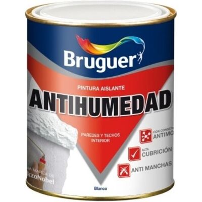 Pintura Antihumedad Mate 4 Lt Bl Sintetica Bruguer Pintura Antihumedad Mate 4 Lt Bl Sintetica Bruguer