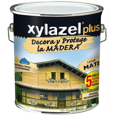 Protector Madera Lasur Xylazel Plus Mate Teca5 L Protector Madera Lasur Xylazel Plus Mate Teca5 L