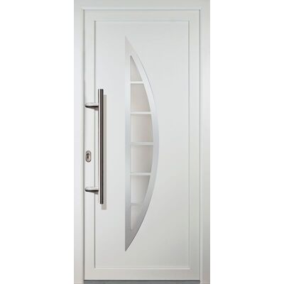 MEETH Puertas De Casa Clásico Modelo 28, Dentro: Blanco, Fuera: Blanco Ancho: 108cm, Altura: 208cm Chapa Izquierda MEETH Puertas De Casa Clásico Modelo 28, Dentro: Blanco, Fuera: Blanco Ancho: 108cm, Altura: 208cm Chapa Izquierda
