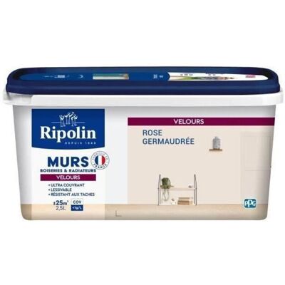 Pintura Color Velour Para Paredes, Carpintería, Radiadores - Rosa - Ripolin Pintura Color Velour Para Paredes, Carpintería, Radiadores - Rosa - Ripolin