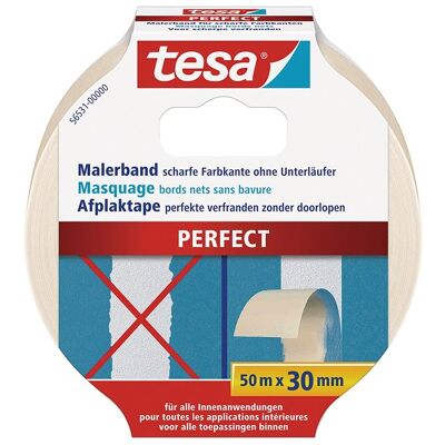 Cinta de enmascarar Tesa - Bordes nítidos 50m x 19mm Cinta de enmascarar Tesa - Bordes nítidos 50m x 19mm