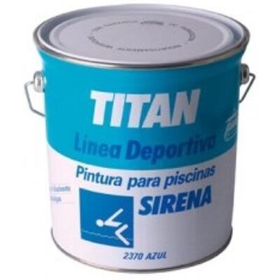 Pintura Piscina Sirena Al Disolvente Titan 4 Lt Pintura Piscina Sirena Al Disolvente Titan 4 Lt