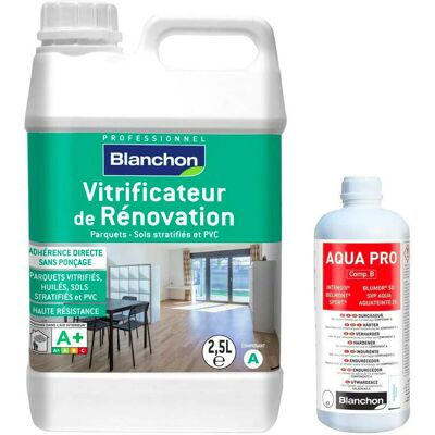 Blanchon - Barniz De Renovación 2,5l Con Endurecedor Satinado 0,25l Blanchon - Barniz De Renovación 2,5l Con Endurecedor Satinado 0,25l