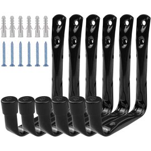 OEM 6 Piezas Ganchos Para Colgar, Gancho Pared De Garaje Resistentes, Colgador Bicicleta Pared De Acero Revestimiento Antideslizante Para Herramientas Eléctricas Escaleras Negro 11.5cm X 9cm OEM 6 Piezas Ganchos Para Colgar, Gancho Pared De Garaje Resistentes, Colgador Bicicleta Pared De Acero Revestimiento Antideslizante Para Herramientas Eléctricas Escaleras Negro 11.5cm X 9cm