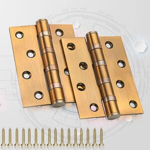 Tonchean - Bisagras 2 Piezas Bisagras De Puerta, Bisagra De Acero Inoxidable Con Tornillos, Bisagra De Puerta Para Muebles Del Hogar Herrajes Gabinete Puerta Protector Cajón, 100773 Mm Tonchean - Bisagras 2 Piezas Bisagras De Puerta, Bisagra De Acero Inoxidable Con Tornillos, Bisagra De Puerta Para Muebles Del Hogar Herrajes Gabinete Puerta Protector Cajón, 100773 Mm