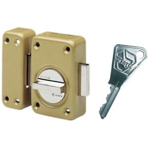 VACHETTE - Cerradura mecánica 7640 Pomo - V136 - Barniz - Cilindro 40mm - Cerradura de puerta VACHETTE - Cerradura mecánica 7640 Pomo - V136 - Barniz - Cilindro 40mm - Cerradura de puerta