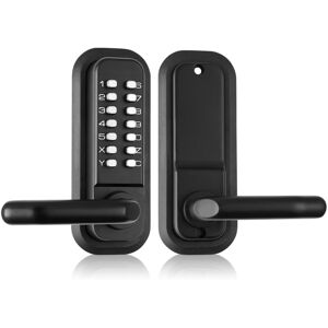 Cerradura De Puerta Mecánica Sin Llave Cerradura Codificada De Aleación De Zinc Teclado De 14 Teclas Manija De Puerta De Entrada Exterior Izquierda Y Derecha Para Puertas Espesor 35-65 Mm - Mophorn Cerradura De Puerta Mecánica Sin Llave Cerradura Codificada De Aleación De Zinc Teclado De 14 Teclas Manija De Puerta De Entrada Exterior Izquierda Y Derecha Para Puertas Espesor 35-65 Mm - Mophorn