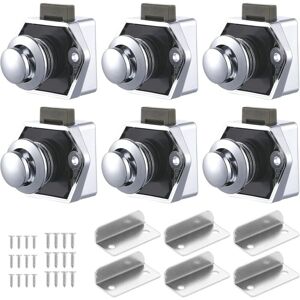 OEM Pestillos De Botón Pulsador, Cerradura De Cajón Y Cerradura De Puerta De Armario, Cerradura De Puerta Sin Llave Para Rv, Yates, Barco, Caravana OEM Pestillos De Botón Pulsador, Cerradura De Cajón Y Cerradura De Puerta De Armario, Cerradura De Puerta Sin Llave Para Rv, Yates, Barco, Caravana