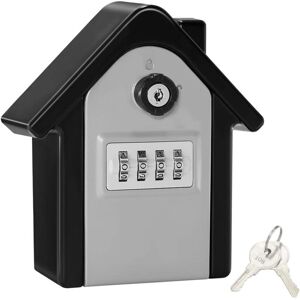 GOTRAYS Caja De Seguridad Para Llaves De Pared Con Código Digital Y Llaves De Emergencia, Caja Fuerte Grande Xl, Caja Fuerte Para Llaves De Exterior Para El Hogar, La Oficina, La Fábrica Y Los Garajes (platea GOTRAYS Caja De Seguridad Para Llaves De Pared Con Código Digital Y Llaves De Emergencia, Caja Fuerte Grande Xl, Caja Fuerte Para Llaves De Exterior Para El Hogar, La Oficina, La Fábrica Y Los Garajes (platea