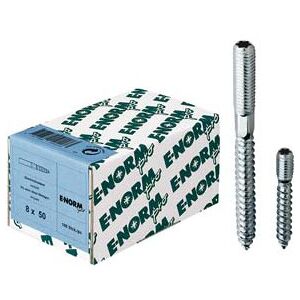 Tornillo Doble Roscado Galvanizado Isr 25 M10x140 Hp E-normpro (por 100) Tornillo Doble Roscado Galvanizado Isr 25 M10x140 Hp E-normpro (por 100)