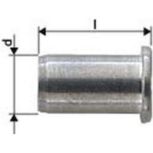 Gesipa - Tuerca Ciego Alu Estándar Cabeza Plana M5x7x13,5 (por 1000) Gesipa - Tuerca Ciego Alu Estándar Cabeza Plana M5x7x13,5 (por 1000)
