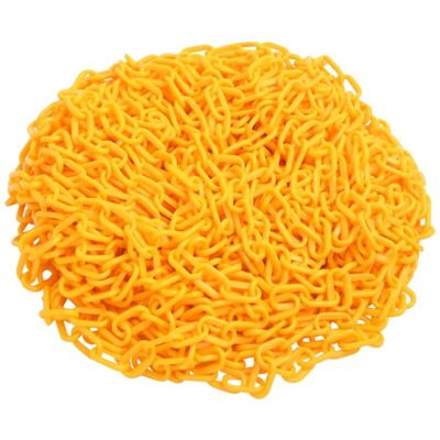 Cadena De Advertencia Plástico Amarillo 100 M Ø6 Mm Vidaxl Cadena De Advertencia Plástico Amarillo 100 M Ø6 Mm Vidaxl