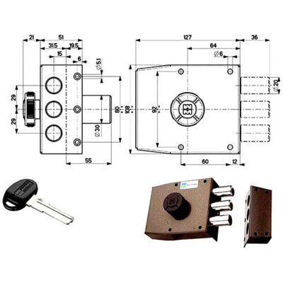 Cerradura Sic.semplice Sx Bomba 30401 Mottura Cerradura Sic.semplice Sx Bomba 30401 Mottura