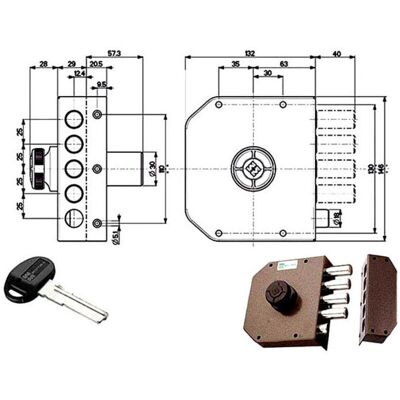 Cerradura Sic.semplice Sx Pompa 30611 Mottura Cerradura Sic.semplice Sx Pompa 30611 Mottura