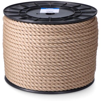 Edm - Cuerda Yute Natural 3 Cabos Calibre 14 Mm X 100 M Edm - Cuerda Yute Natural 3 Cabos Calibre 14 Mm X 100 M