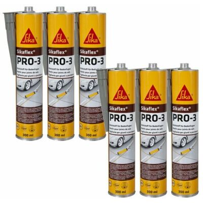 Sika Sikaflex PRO 3 - Gris - 6x300ml Sellador - Construcción Sika Sikaflex PRO 3 - Gris - 6x300ml Sellador - Construcción