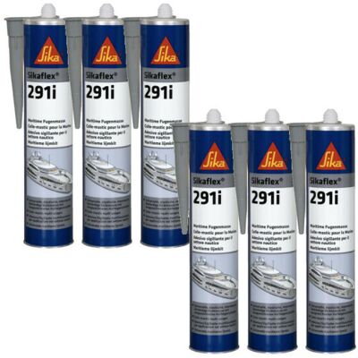Sika Gris Sellador 291i - 6x300ml - Sellador marino Sika Gris Sellador 291i - 6x300ml - Sellador marino