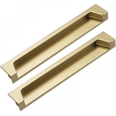 CYSLMUK - 2pc Aleación de zinc tornillos ocultos - Manija de puerta corredera CYSLMUK - 2pc Aleación de zinc tornillos ocultos - Manija de puerta corredera