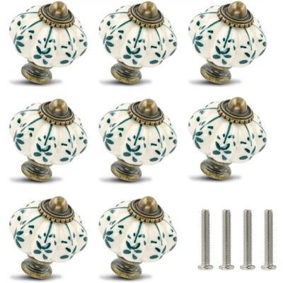 CYSLMUK Paquete De 12 Pomos De Gabinete Con Forma De Calabaza, Pomos De Tocador Vintage, Tiradores De Cajón Vintage Con Tornillos Para Cajones De Gabinetes Y Proyectos De Bricolaje CYSLMUK Paquete De 12 Pomos De Gabinete Con Forma De Calabaza, Pomos De Tocador Vintage, Tiradores De Cajón Vintage Con Tornillos Para Cajones De Gabinetes Y Proyectos De Bricolaje