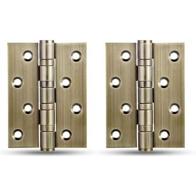 OEM 2 Piezas De Bisagras Para Ventanas Y Puertas De Armarios, Conectores De Tornillo De Acero Inoxidable Con Rodamiento De Bolas Y Tornillos (bronce, 100 X 75 Mm) - Crezuo OEM 2 Piezas De Bisagras Para Ventanas Y Puertas De Armarios, Conectores De Tornillo De Acero Inoxidable Con Rodamiento De Bolas Y Tornillos (bronce, 100 X 75 Mm) - Crezuo