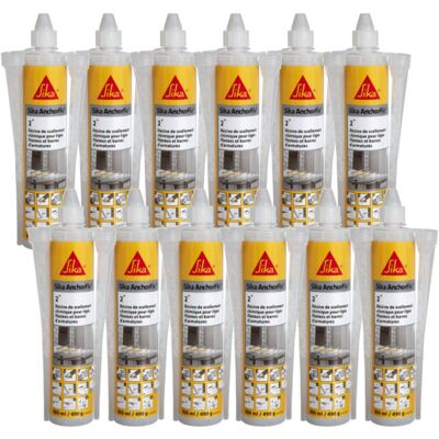 Resina Selladora Química Sika AnchorFix 2 Plus - Gris - 300ml Resina Selladora Química Sika AnchorFix 2 Plus - Gris - 300ml