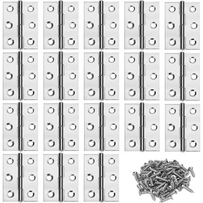 OEM Bisagras De Acero Inoxidable, Bisagras Para Puertas De Muebles, Conectores De Bisagras Con Tornillos Para Herrajes De Muebles Del Hogar, Armarios, 44 X 32 Mm, 18 Piezas OEM Bisagras De Acero Inoxidable, Bisagras Para Puertas De Muebles, Conectores De Bisagras Con Tornillos Para Herrajes De Muebles Del Hogar, Armarios, 44 X 32 Mm, 18 Piezas