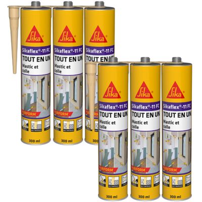 Sika - Modelo: Sikaflex 11 FC Purform - Beige - Adhesivo Multiuso - Adhesivo de construcción Sika - Modelo: Sikaflex 11 FC Purform - Beige - Adhesivo Multiuso - Adhesivo de construcción