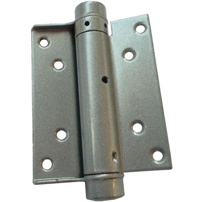 Bisagra simple de acción IBFM plateada - 22kg, 100mm, Fuerza ajustable - Acceso puerta - Par Bisagra simple de acción IBFM plateada - 22kg, 100mm, Fuerza ajustable - Acceso puerta - Par